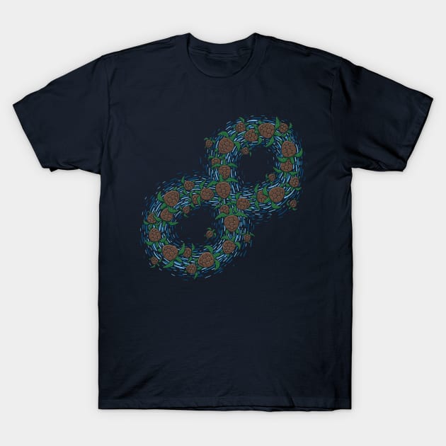 Turtles All The Way Down T-Shirt by DoodleDojo